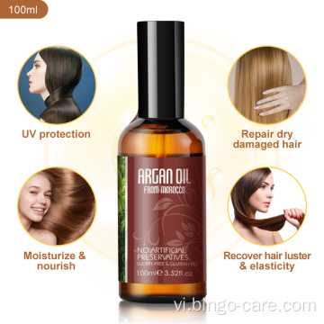 Dầu Argan phục hồi tóc chống xoăn